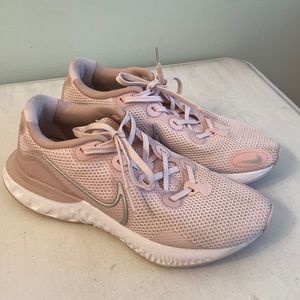 Nike Renew pink running shoes